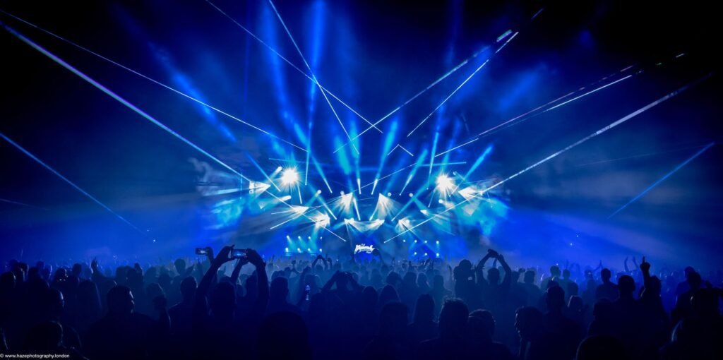 Dream Team Productions event lighting and crowd